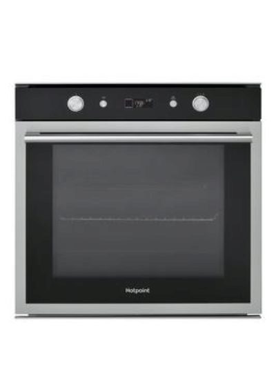 Hotpoint Si6864Shix Built In 60Cm Electric Single Oven - Black/Stainless Steel Hotpoint Si6864Shix Built In 60Cm Electric Single Oven - Black/Stainless Steel